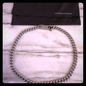 EMPORIO ARMANI Men’s Steel bracelet or necklace